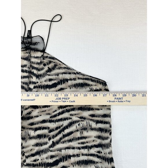Reformation Silk Cami Women’s Sz Sm Sleeveless Animal Print V-neck Flowy - Picture 6 of 7